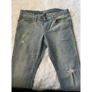 Gap skinny roll up jeans